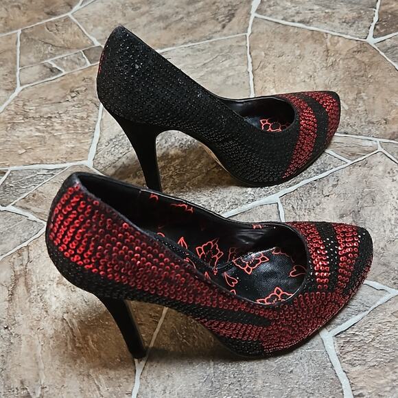 New in Box Rare Iron Fist Japan The Sun Will Rise Pointed Toe Platform Heel Sz 6 - Picture 6 of 16